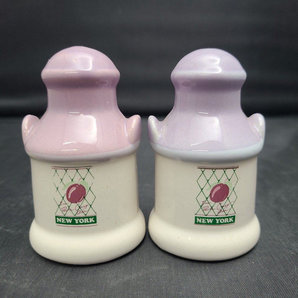 I'm Plum‎ Crazy Over New York Salt And Pepper Shakers